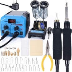 YiHua 939d-II Shooting Kit, 2 držáky natáčení, 230 V