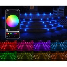 GEYUEYA Home D31, 12V lámpa készlet, átmérő 31 mm, IP67, 10 x LED