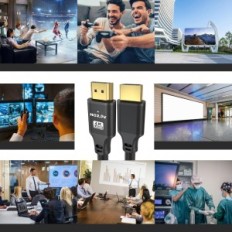 Charlore-kabel, 4K / 60Hz 30m HDMI 2.0, 18 GB / S, Blu-ray