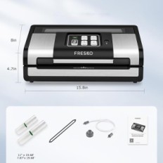 Saldatore vuoto usato Froska V9 15 l / min dispositivo di imballaggio alimentare automatico con funzione di taglio del film