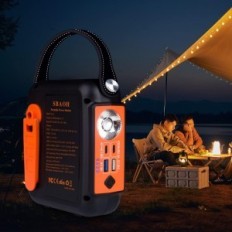 Nešiojami galios bankas SBAOH T102 20000 MAH su laikikliu ir LED apšvietimu