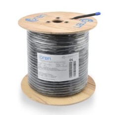 Ethernet-kabelen ONO CAT6A 100 m, 23 AWG, 500 MHz U / FTP, 10GBE
