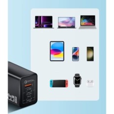 OBLIZON 70B- 2CNC töltő, USB C 70W, 240V