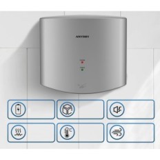 Anydra 1650W hand dryer Silver electric hand dryer 2630s