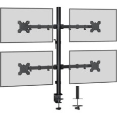 Uchwyt na cztery monitory BONTEC MDM004, 13-27'', 10 kg, VESA 75/100
