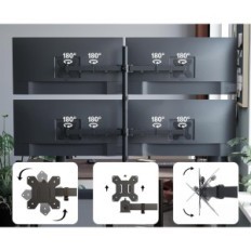 Monitores de Quatro Titular Bontec MDM004, 13-27 '', 10 kg, VESA 75/100