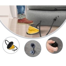 Sofá de camping inflable de Kingcamp, bolsa de transporte, 85 x 175 x 72 cm