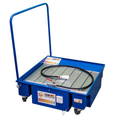 Laveuse d'atelier de service pour pièces de moteur et de châssis RUSZMOBIL 800 2 en 1