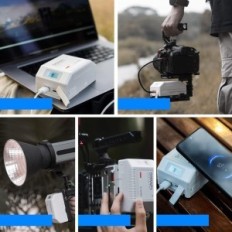 Vilrox BP-V99, 6700 mAh aku LCD-ekraaniga, 99 W / 14,8 V, valge