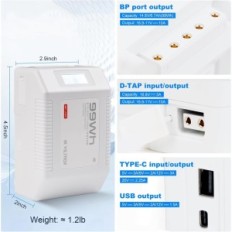 Vilrox BP-V99, batterie 6700 mAh avec écran LCD, 99 W / 14,8 V, blanc