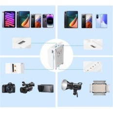 Vilrox BP-V99, batterie 6700 mAh avec écran LCD, 99 W / 14,8 V, blanc