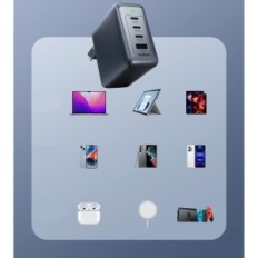 Carregador ORAMO OCW-E109F, USB Tipo C, 120W, 240 V