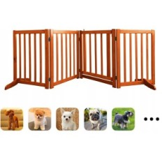 Grade protetora com porta FAIRICIDADE FCD7002 para cães, 210cm x 65cm, usado