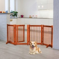 Schutzgitter mit Fairicity FCD7002-Tor für Hunde, 210 cm x 65cm, verwendet