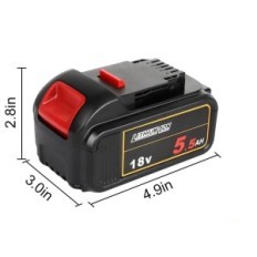 Litiumioniakku DCB184, 5500MAH / 5,5ah, 18V