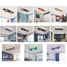 Lâmpada de iluminação infantil HWCX-Licht RGB, 220V, 2640 lm, 60 x 20 x 16 cm