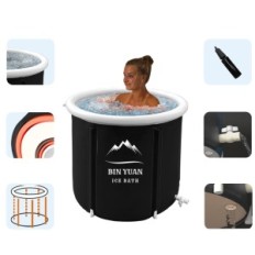 Tragbares aufblasbares Eisbad B & Y 80x80 cm für Entspannung und Regeneration