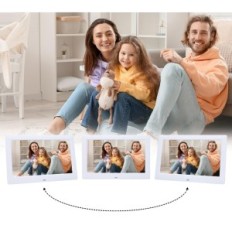 Digital fotoram Jaihonda, 10,5 tum, 1280x800 IPS, vit