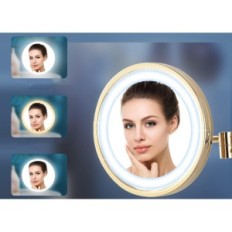 Gioielli cosmetici con retroilluminazione, Ø 25 cm, oro