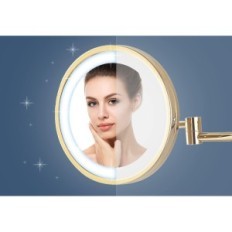 Cosmetic Jewelry with backlight, Ø 25 cm, gold