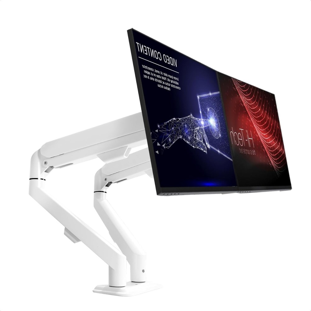 Soporte para el monitor Hillport M22W, 17-30 pulgadas, 37x25x 20cm, blanco