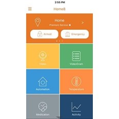 Câmera de vídeo Home8 Home8 sem fio com vibração noturna infravermelha