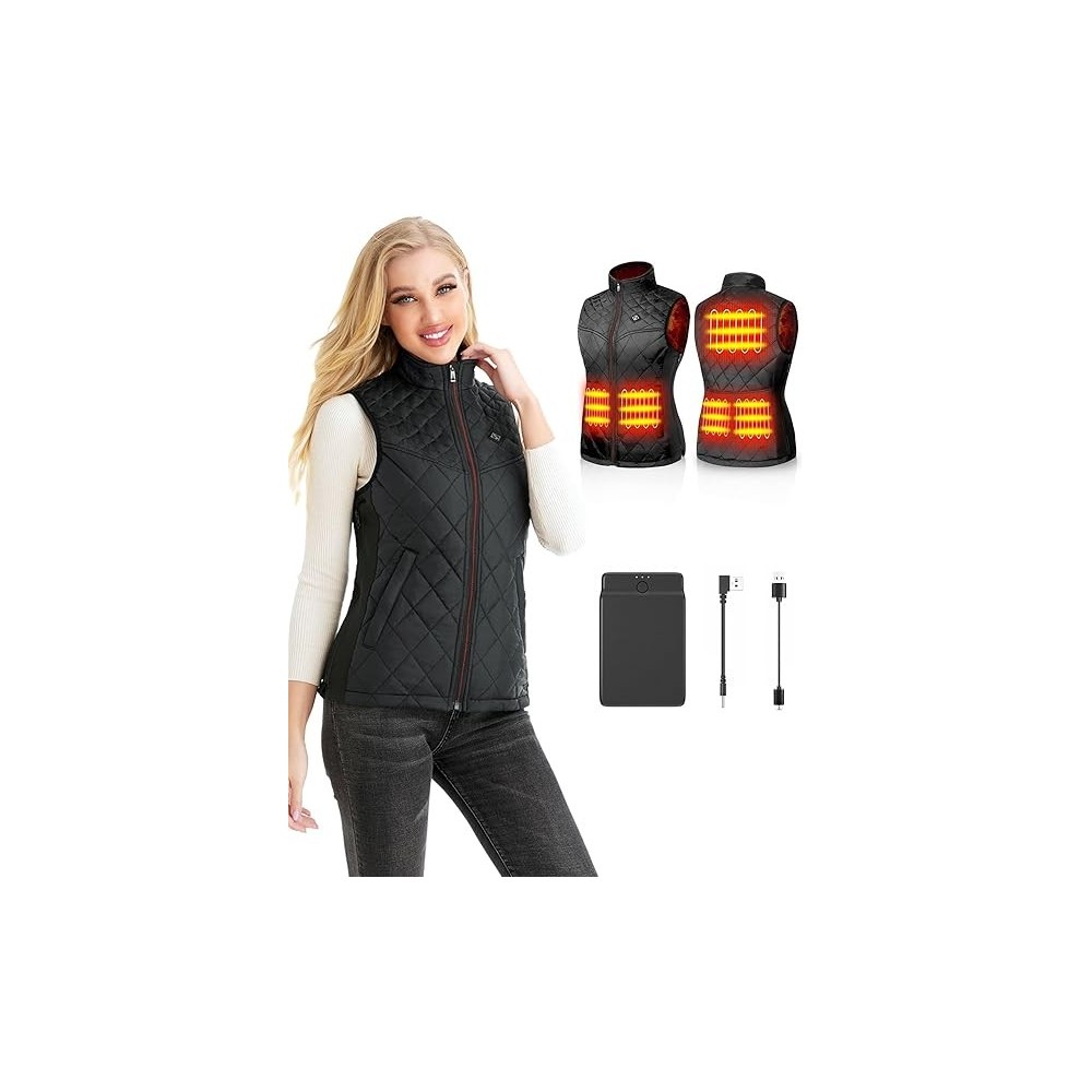 Women's KintIV warme vest, maat L, 12000 MAH batterij, gebruikt