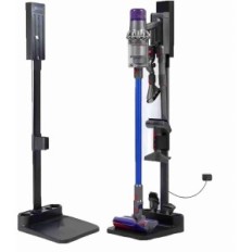 Suporte para aspirador de pó pzlsbkd, compatível com Dyson, 37 x 32 x 132cm, preto