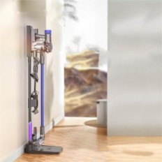 Soporte para la aspiradora PZLSBKD, compatible con Dyson, 37 x 32 x 132cm, negro