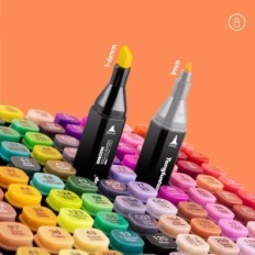 Tongfushop MKB-100 100 100 pcs markers, double markers, with bag