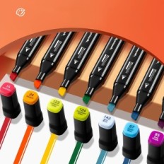 Tongfushop MKB-100 100 100 PC marķieri, dubultās marķieri ar maisu