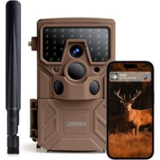 Wildlife Wildlife-Kamera Izeeker IG300 4G LTE, 2k 14 MP mit IR 940NM, 120 ° Winkel