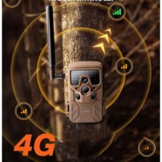 Wildlife Wildlife-Kamera Izeeker IG300 4G LTE, 2k 14 MP mit IR 940NM, 120 ° Winkel