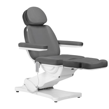 Sähköinen kosmetiikkatuoli SILLON CLASSIC 3 moottorilla harmaa — sivu