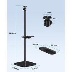 Universalus stendas projektoriui VIOSON DE-PR-01B 88 cm studentas reguliuojamas projektoriui ir nešiojamam kompiuteriui