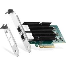 Nettverksadapter Ethernet Binat Adapter 10G PCIe, på Intel X540-brikken