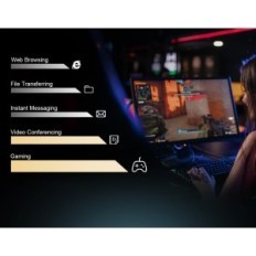 Adaptador de rede Ethernet Binat Adapter 10g PCIe, no chip Intel X540