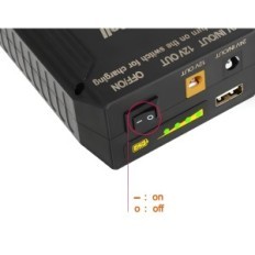 Power Bank Talentcell 24/12/5V, Batterie 82.88 WH, 22400 mAh, schwarz