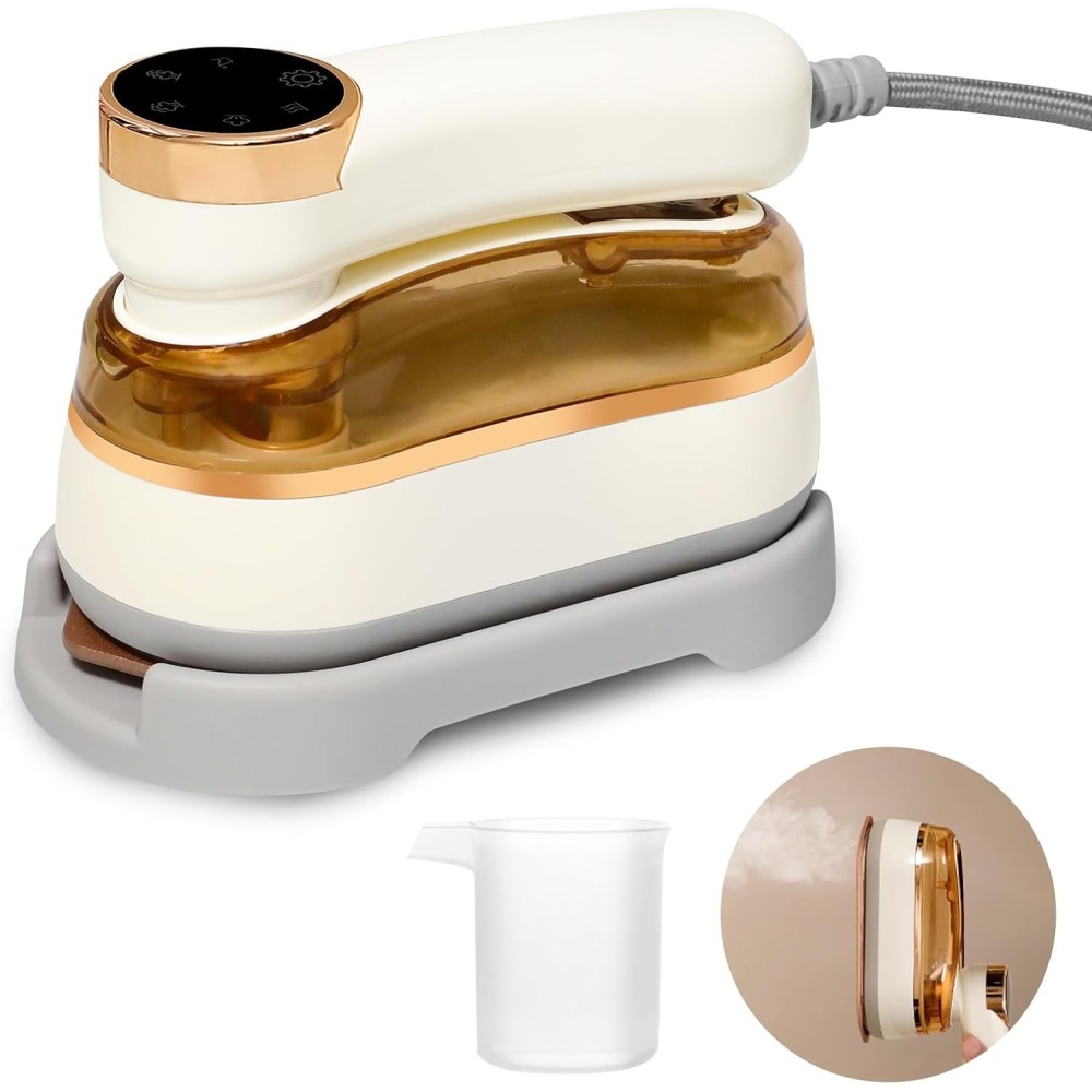 HNKY 1200 mini-castle in 20 seconds White compact Iron Travelers for clothes