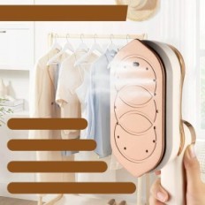 HNKY 1200 mini-castle in 20 seconds White compact Iron Travelers for clothes