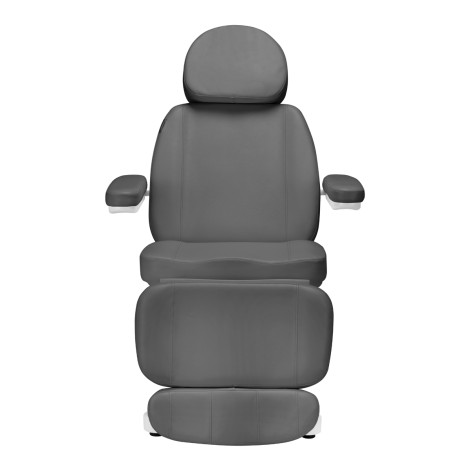 Ηλεκτρική καρέκλα καλλυντικών SILLON CLASSIC με 3 μοτέρ γκρι — προβολή από μπροστά