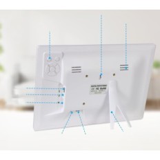 Digital fotoramme Tsitsc 1301-DE-Weiß-1 13,3 tommer 32 GB hvid