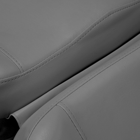Elektrische cosmetische stoel SILLON CLASSIC 3 motoren grijs — detail zitvlak