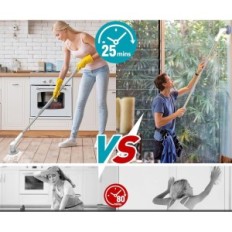 Rengöringsborste Homtronics Ithhs1, IPX8, 2600MA, 10 avtagbara munstycken