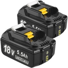 BONADGET BL81830 Batteria per Makital, 18 V 5.5 Ah, 2 pezzi
