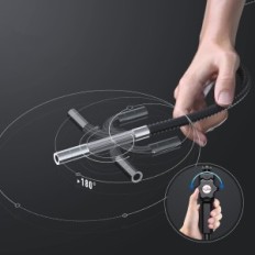 Illuminated Ralcam F408A-1.5M 8.5 mm endoscopic camera, for Androida / iOS