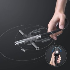 Caméra endoscopique de Ralcam F408A-1.5M luminum de RALCAM F408A-1.5M, pour Androida / iOS