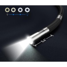 Câmera endoscópica iluminada RALCAM F408A-1.5M 8,5 mm, para Androida / iOS