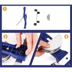 Manual bending machine for Bonvoisin 6 ~ 22 mm, 1/4 '' -7/8 '', 0-90 °, Used