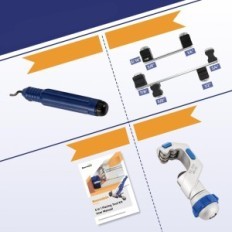 Manuel bøjemaskine til Bonvoisin 6 ~ 22 mm, 1/4 '' -7/8 '', 0-90 °, brugt